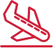 corfu car rental airplane icon